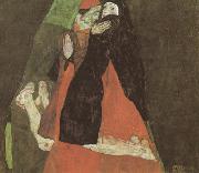Egon Schiele Cardinal and Nun (mk12) Spain oil painting reproduction